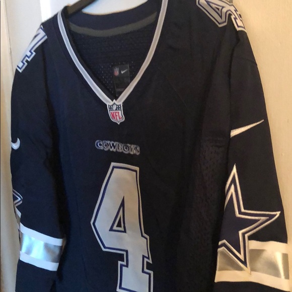 Nike Other - NFL Dallas Cowboys Dak Prescott #4 Blue Jersey